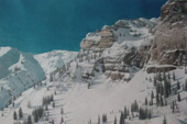 custom oil painting, commissioned painting, hand-painted oil-alta ski resort